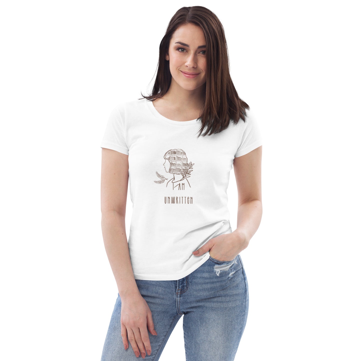 Enganliegendes Öko-T-Shirt für Damen