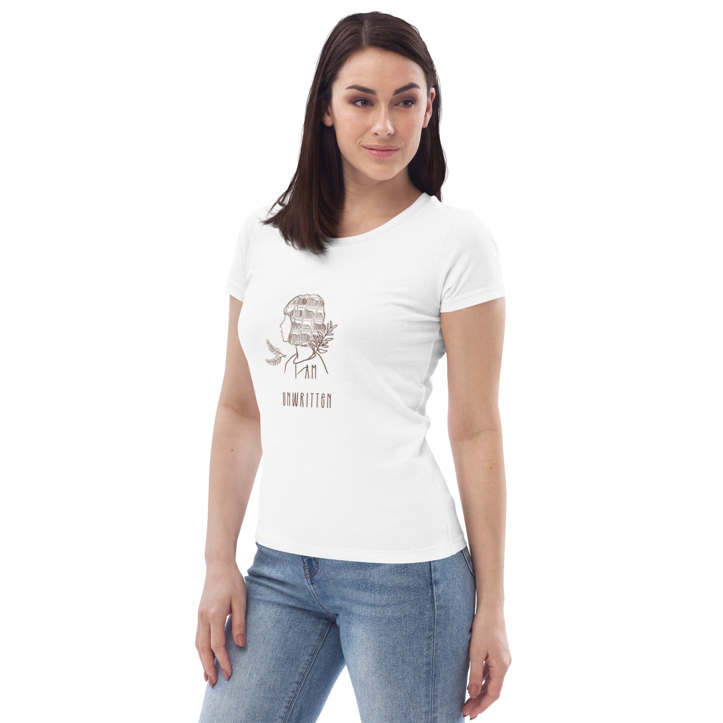 Enganliegendes Öko-T-Shirt für Damen